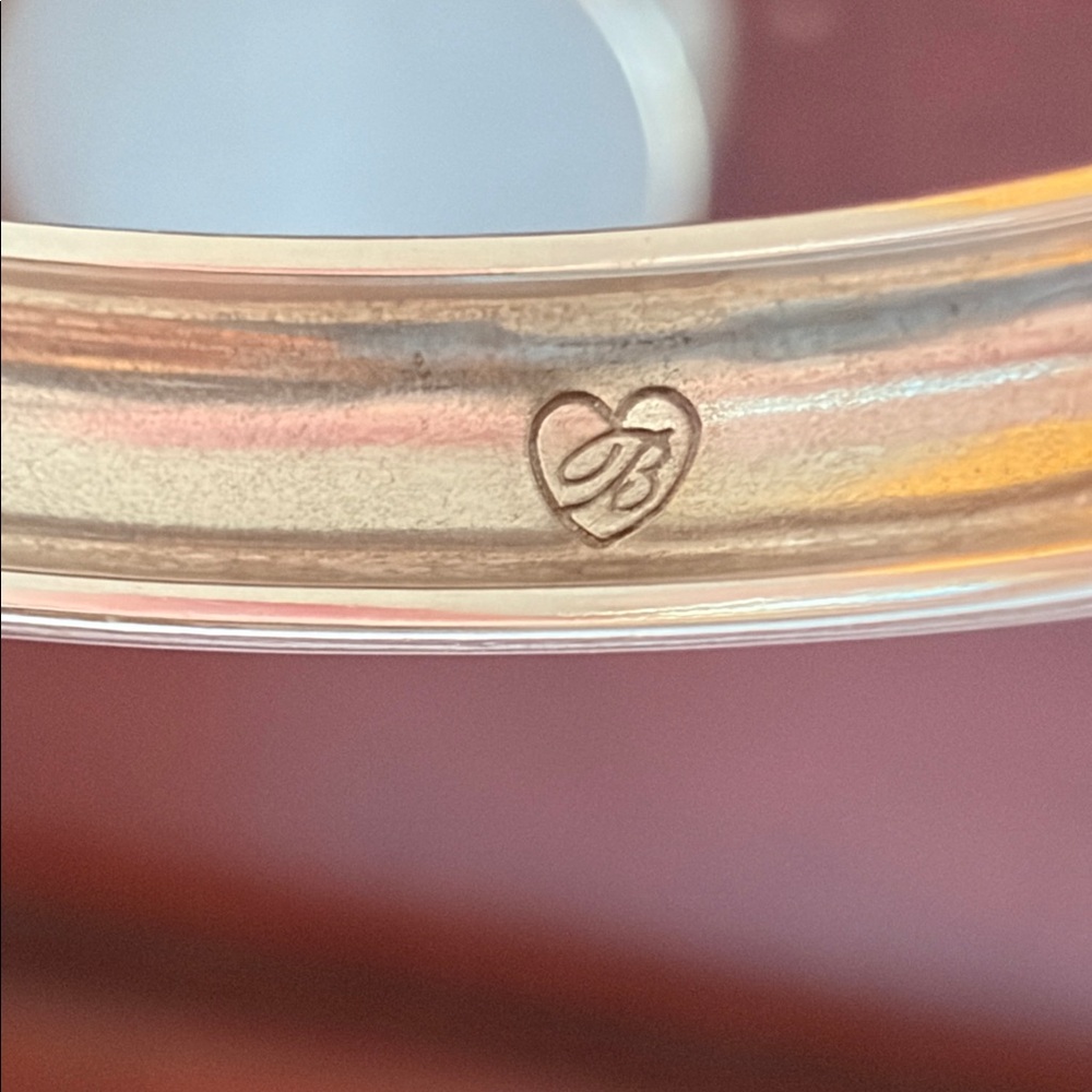 Brighton Silver and Black Enamel Clamper Bracelet #505 - Picture 7 of 9